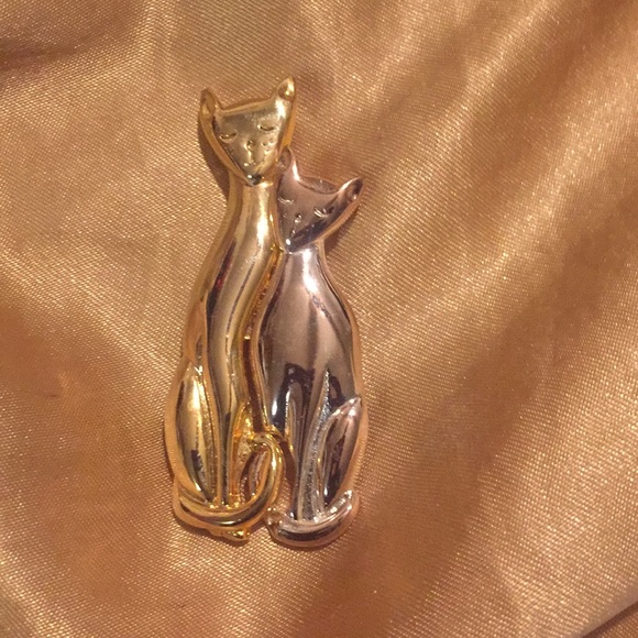 Other - TWO TONE CAT PIN